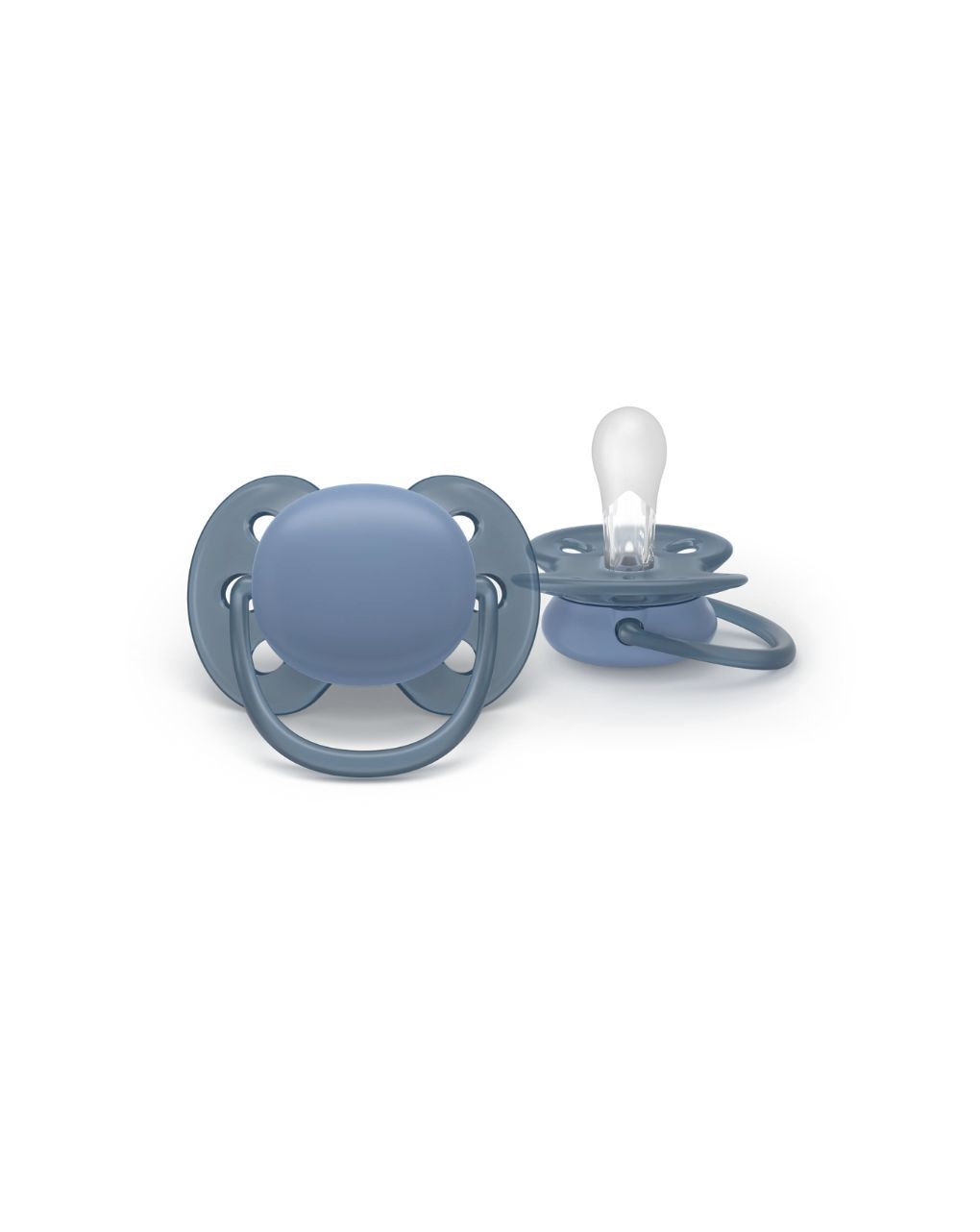 Philips avent πιπίλα σιλικόνης ultra soft 2τμχ 6-18 μηνών μπλε/πράσινο scf091/42 - Philips Avent