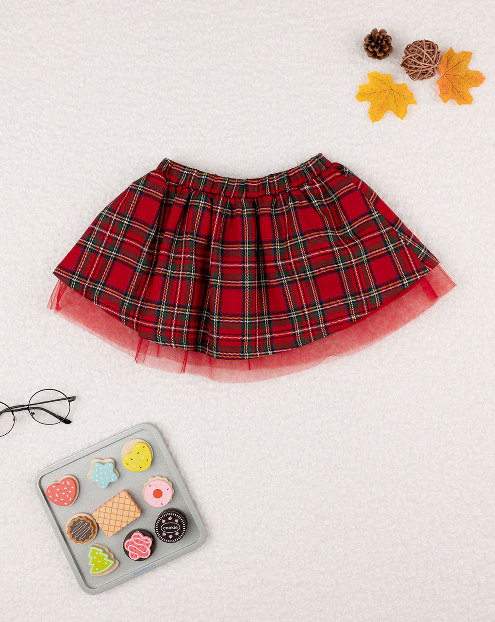βρεφική φούστα καρό για κορίτσι - Prénatal