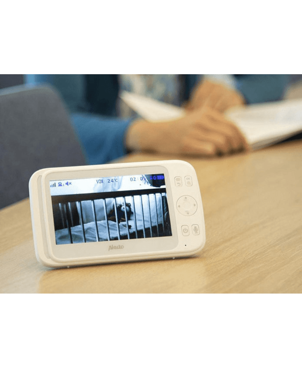 Alecto συσκευή παρακολούθησης μωρού dvm-275  με οθόνη 5" - Alecto