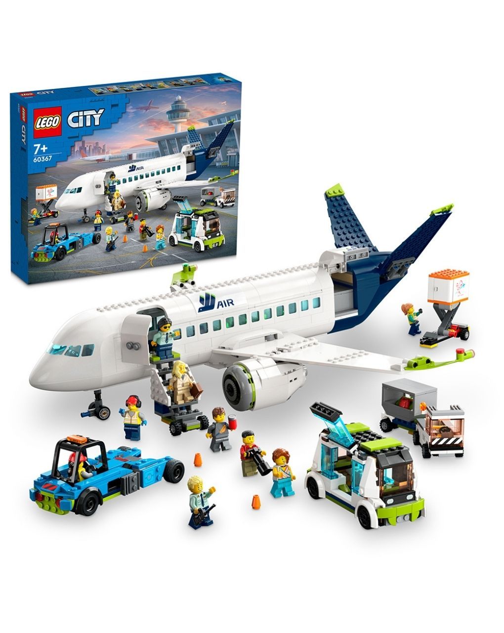 Lego city επιβατηγό αεροπλάνο 60367 - Lego, Lego City