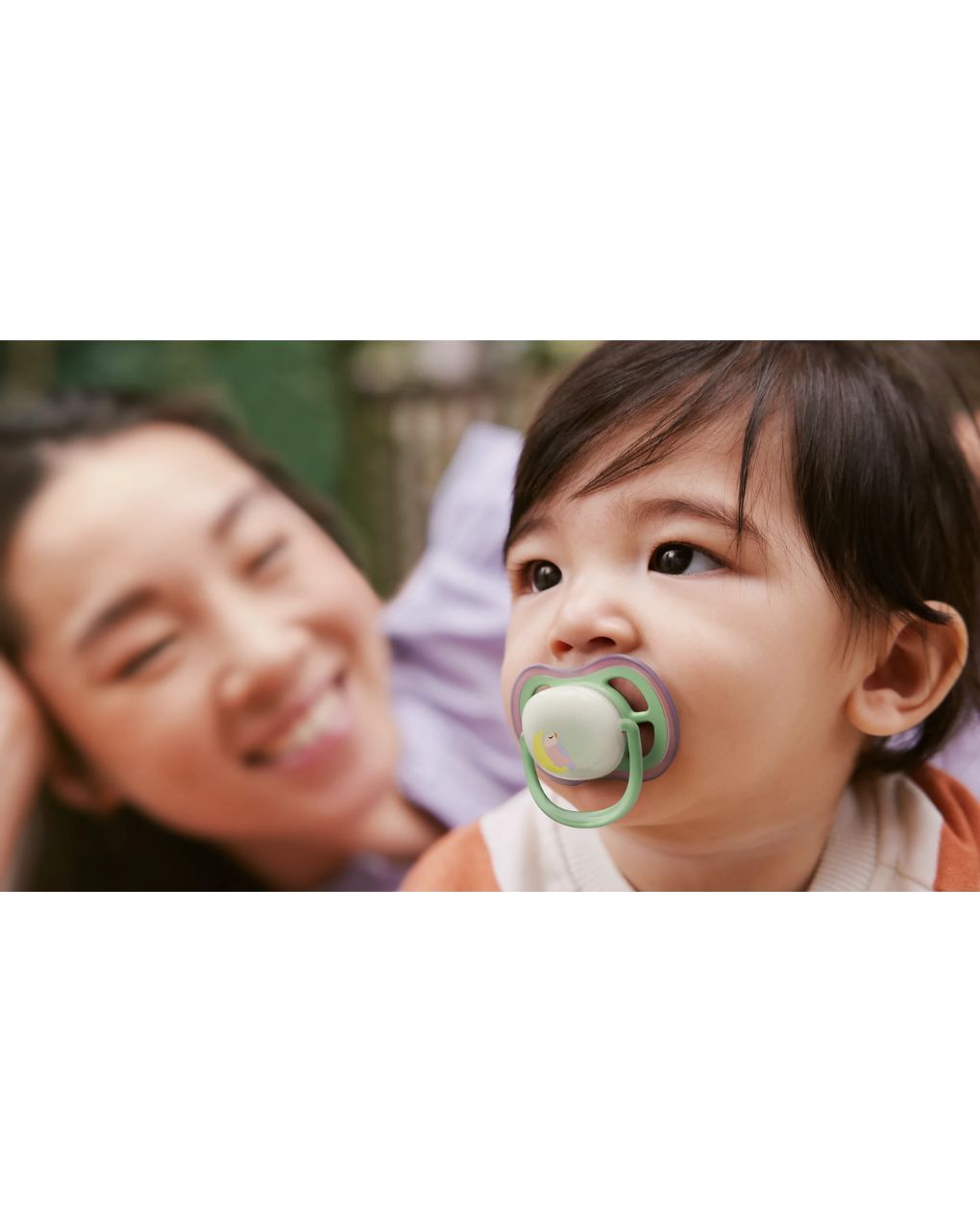 Philips avent πιπίλα σιλικόνης ultra air nighttime 2τμχ κουκουβάγια/πεταλούδα 6-18 μηνών scf376/29 - Philips Avent