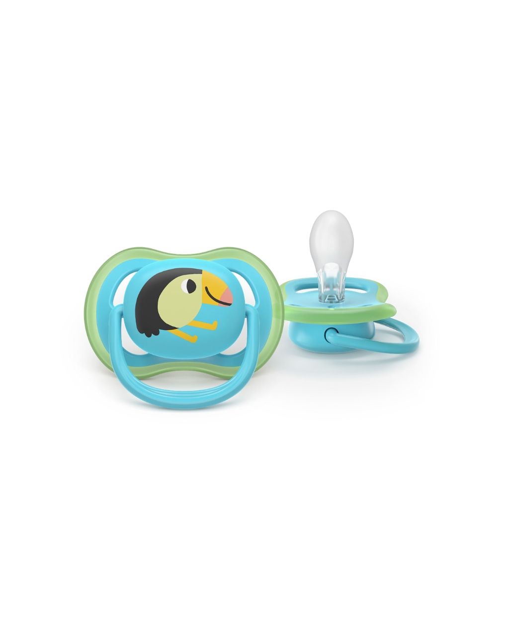 Philips avent πιπίλα ultra air 2τμχ 6-18m tiger-bird scf087/11 - Philips Avent