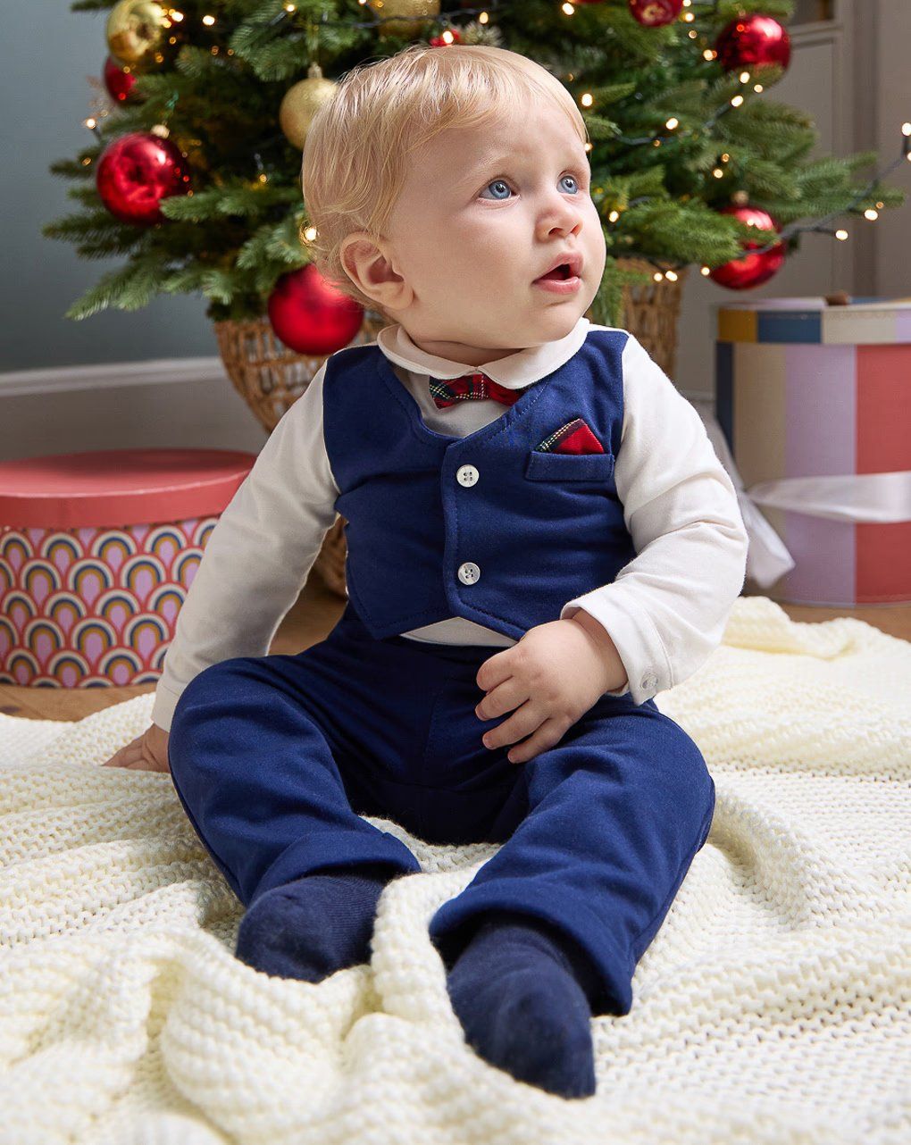 βρεφικό σετ κορμάκι και παντελόνι classic για αγόρι