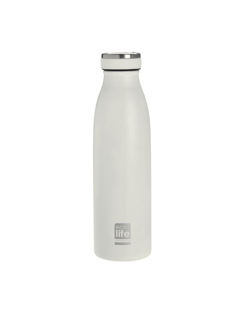 Ecolife μπουκάλι θερμός 500ml white slim 33-bo-3039 - Ecolife