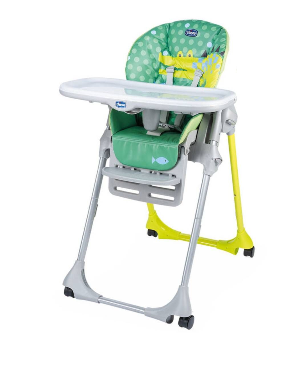 Chicco κάθισμα φαγητού polly easy/67 crocodile - Chicco
