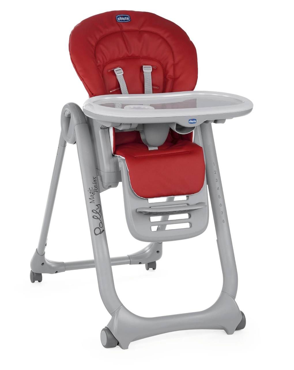 Chicco κάθισμα φαγητού polly magic/64 red passion - Chicco