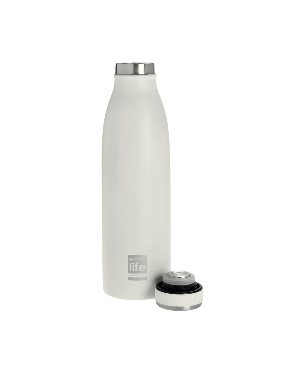 Ecolife μπουκάλι θερμός 500ml white slim 33-bo-3039 - Ecolife
