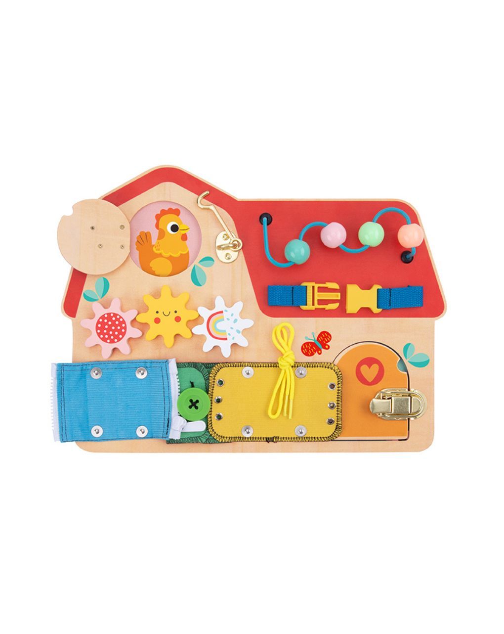 Tooky toy ξύλινο σπίτι δραστηριοτήτων th642 - TOOKY TOY