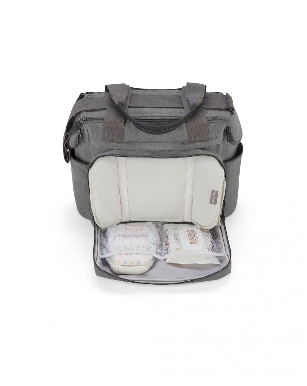 Inglesina τσάντα-αλλαξιέρα ώμου/χειρός aptica dual bag emerald green - Inglesina