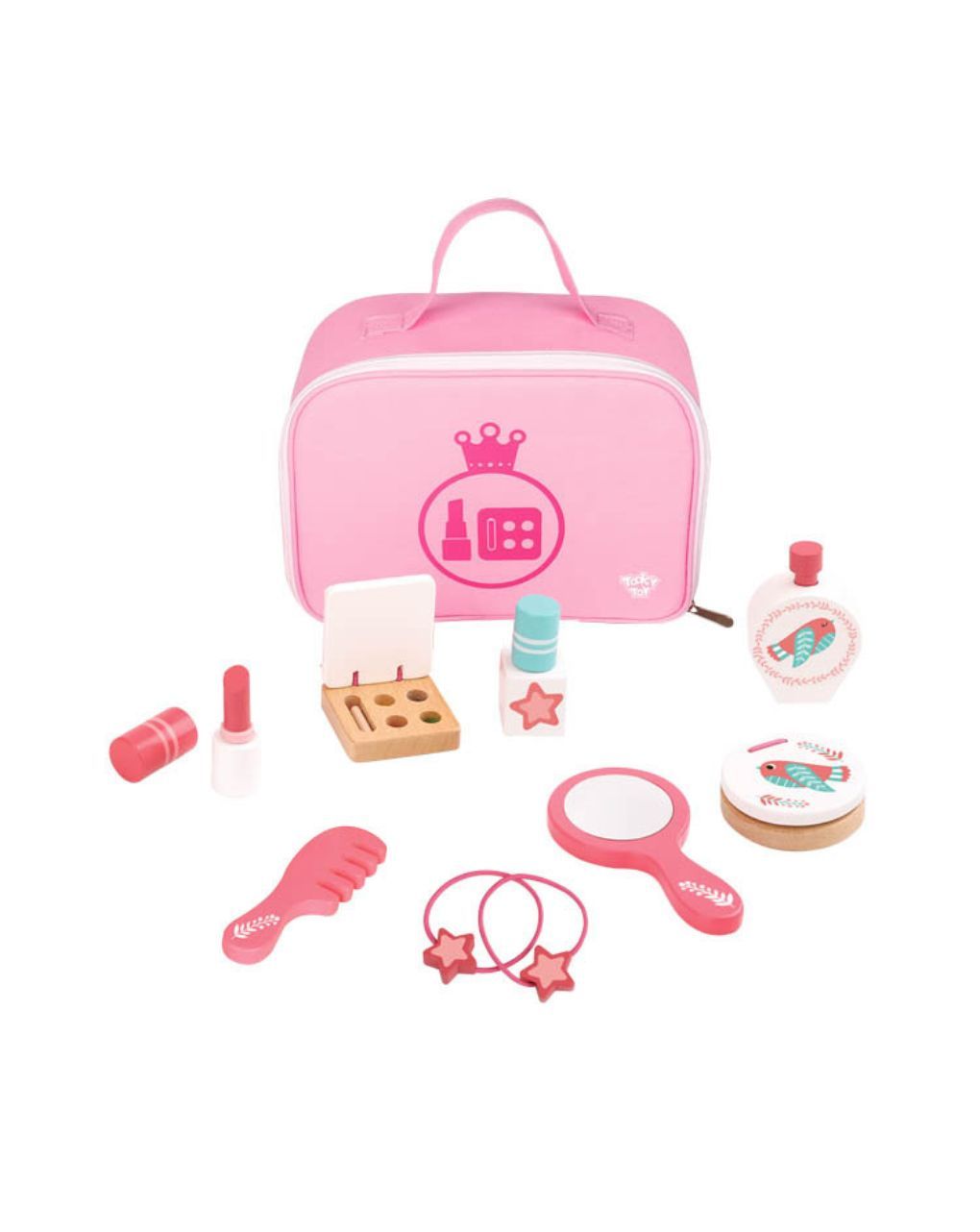 Tooky toy ξύλινο σετ βαλιτσάκι ομορφιάς tl993 - TOOKY TOY