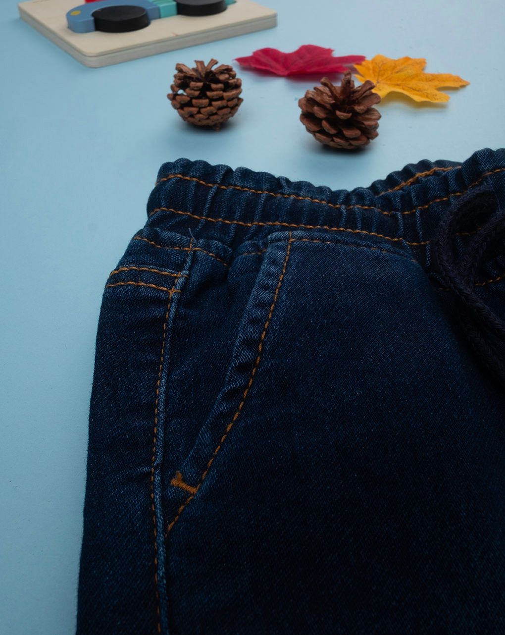 παιδικό τζιν παντελόνι μπλε adventure για αγόρι - Prénatal