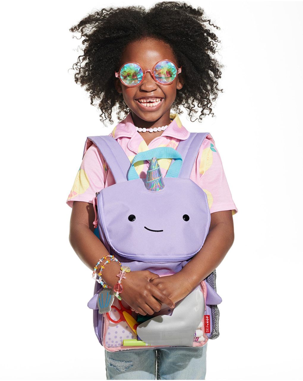 Skip hop zoo παιδική τσάντα πλάτης μεγάλη narwhal 9m929310 - SKIP HOP