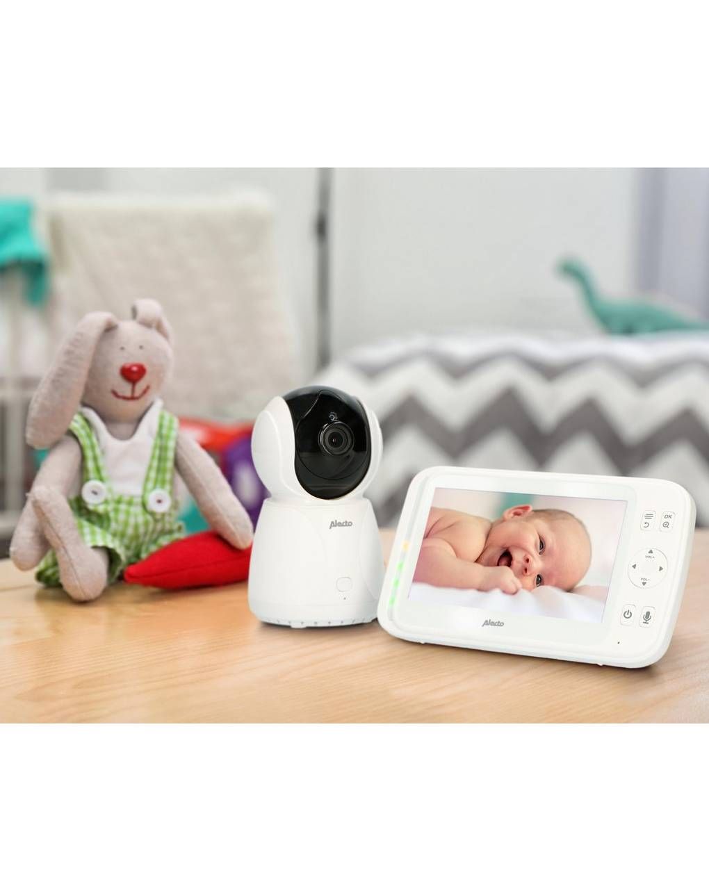 Alecto συσκευή παρακολούθησης μωρού dvm-275  με οθόνη 5" - Alecto