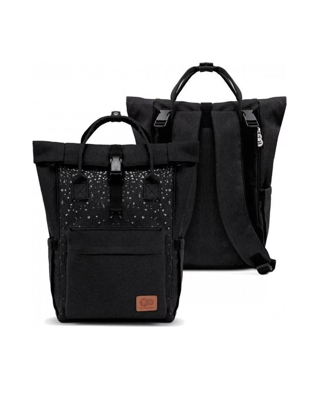 Kinderkraft τσάντα αλλαξιέρα backpack moonpack confetti black - Kinderkraft