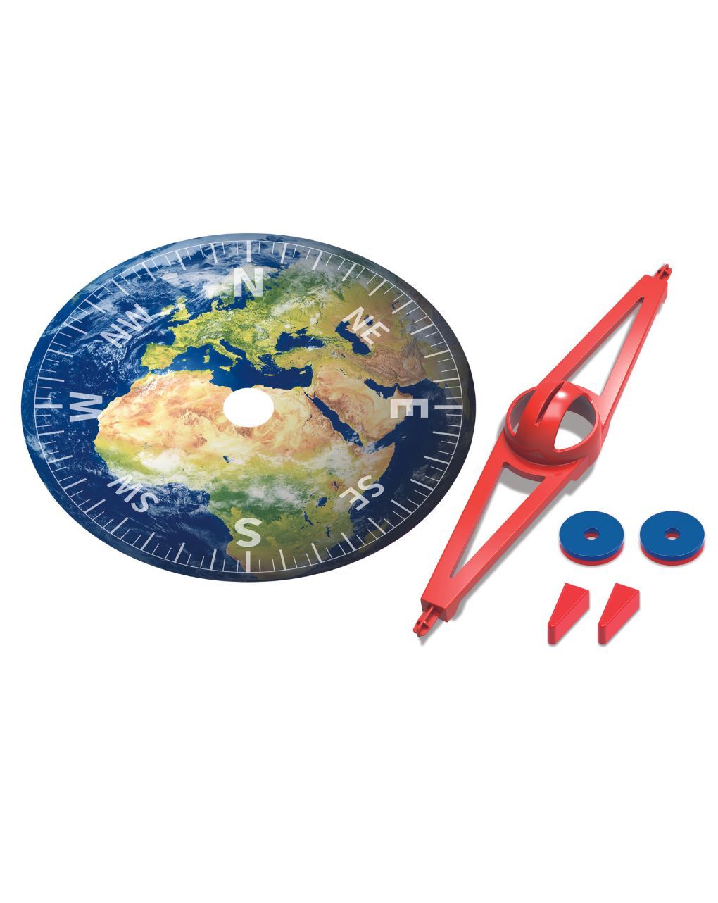 4μ κατασκευή μαγνητική πυξίδα γίγας 4m0559 - 4M TOYS