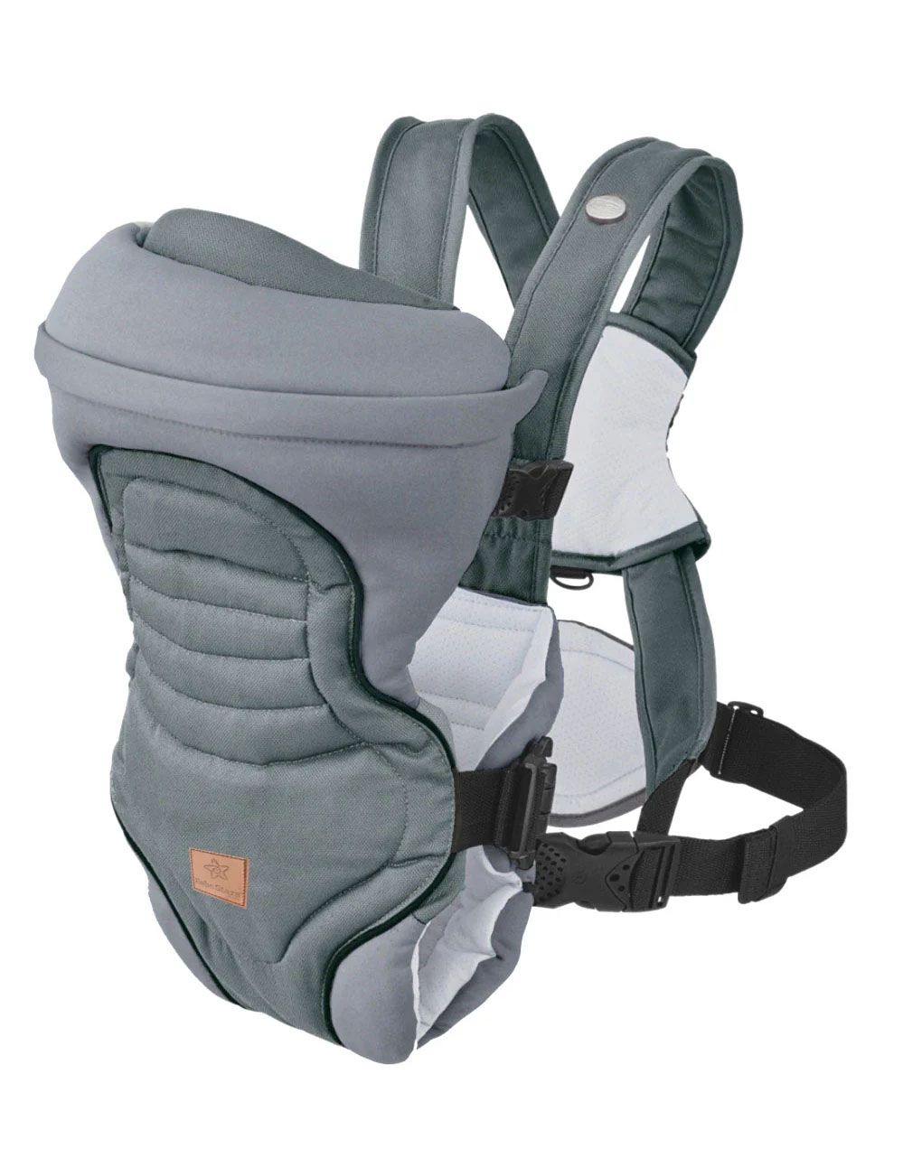 Bebe stars μάρσιπος up & go grey (έως 9kg) - Bebe Stars