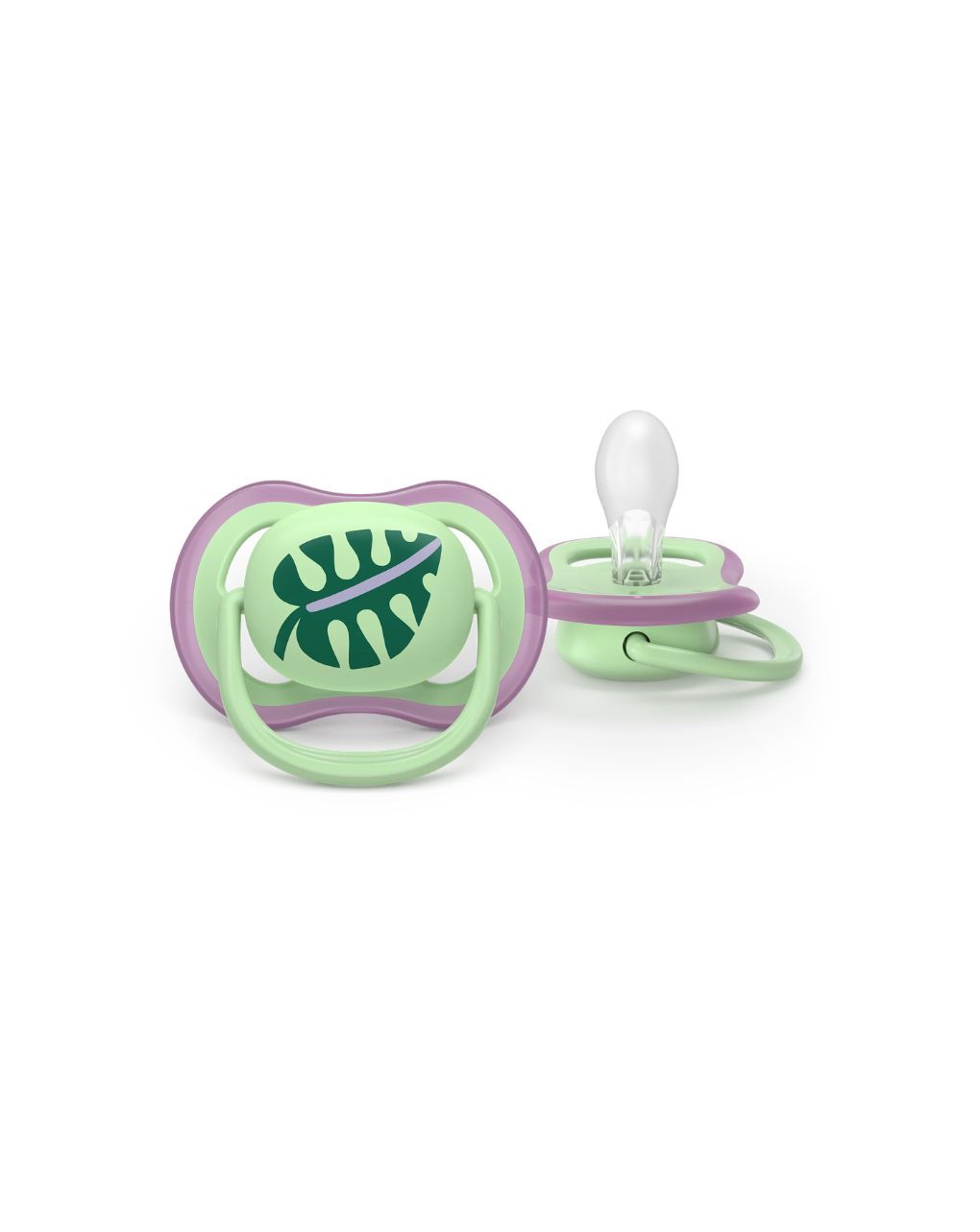 Philips avent πιπίλα ultra air 2τμχ 6-18 μηνών φύλλο/γατάκι scf287/13 - Philips Avent