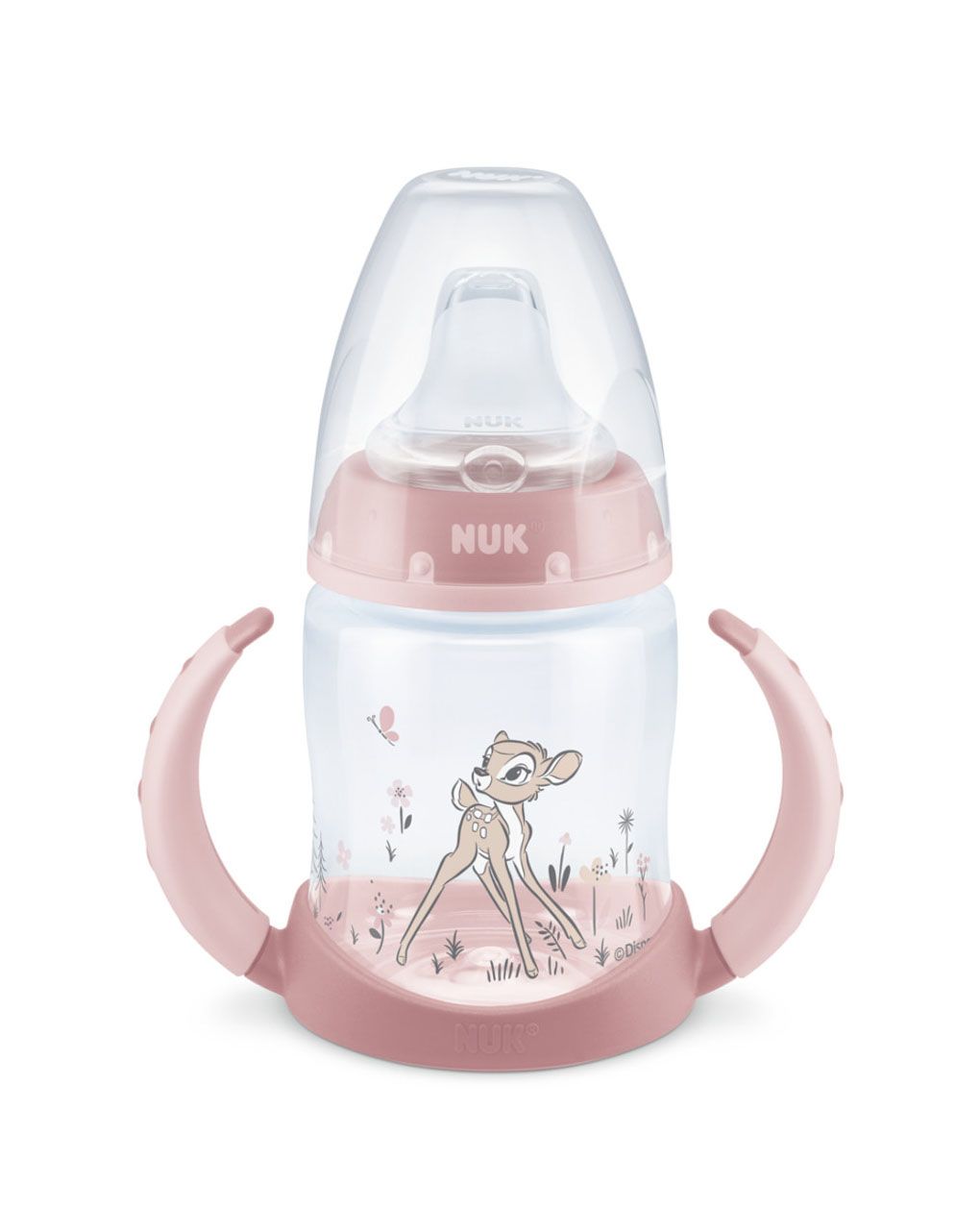 Nuk εκπαιδευτικό ποτηράκι με λαβές first choice bambi 6-18m, 150ml