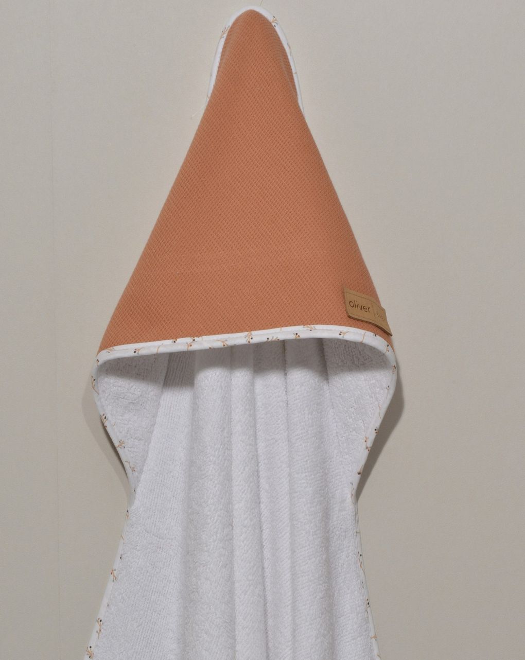 Baby oliver μπουρνούζι κάπα terracotta 46-6730-400 - BABY OLIVER