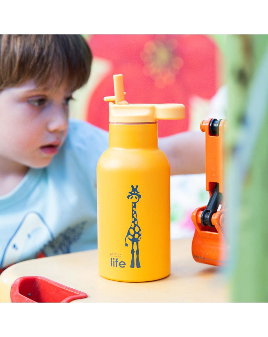 Ecolife παγούρι kids thermos animals 350ml giraffe 33-bo-2016 - Ecolife