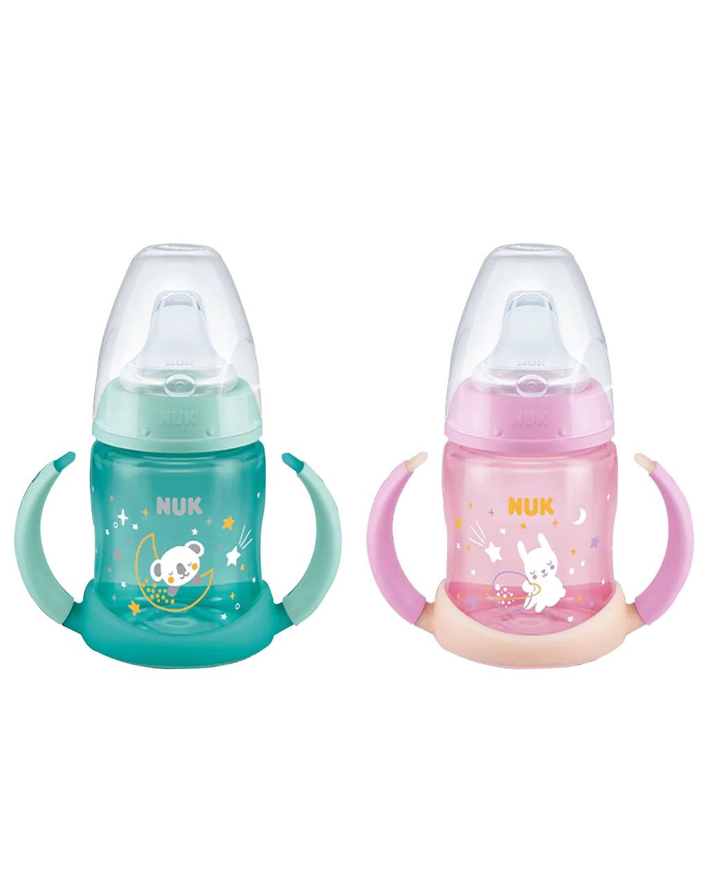 Nuk εκπαιδευτικό ποτηράκι με λαβές first choice night 6-18m, 150ml