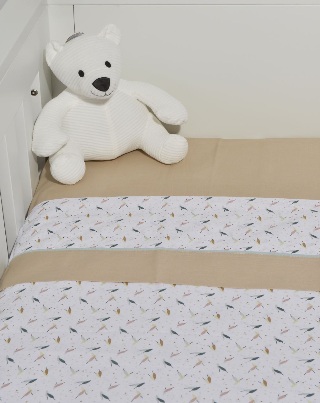 Baby oliver σετ σεντόνια λίκνου x2 μπεζ 46-6704-404 - BABY OLIVER