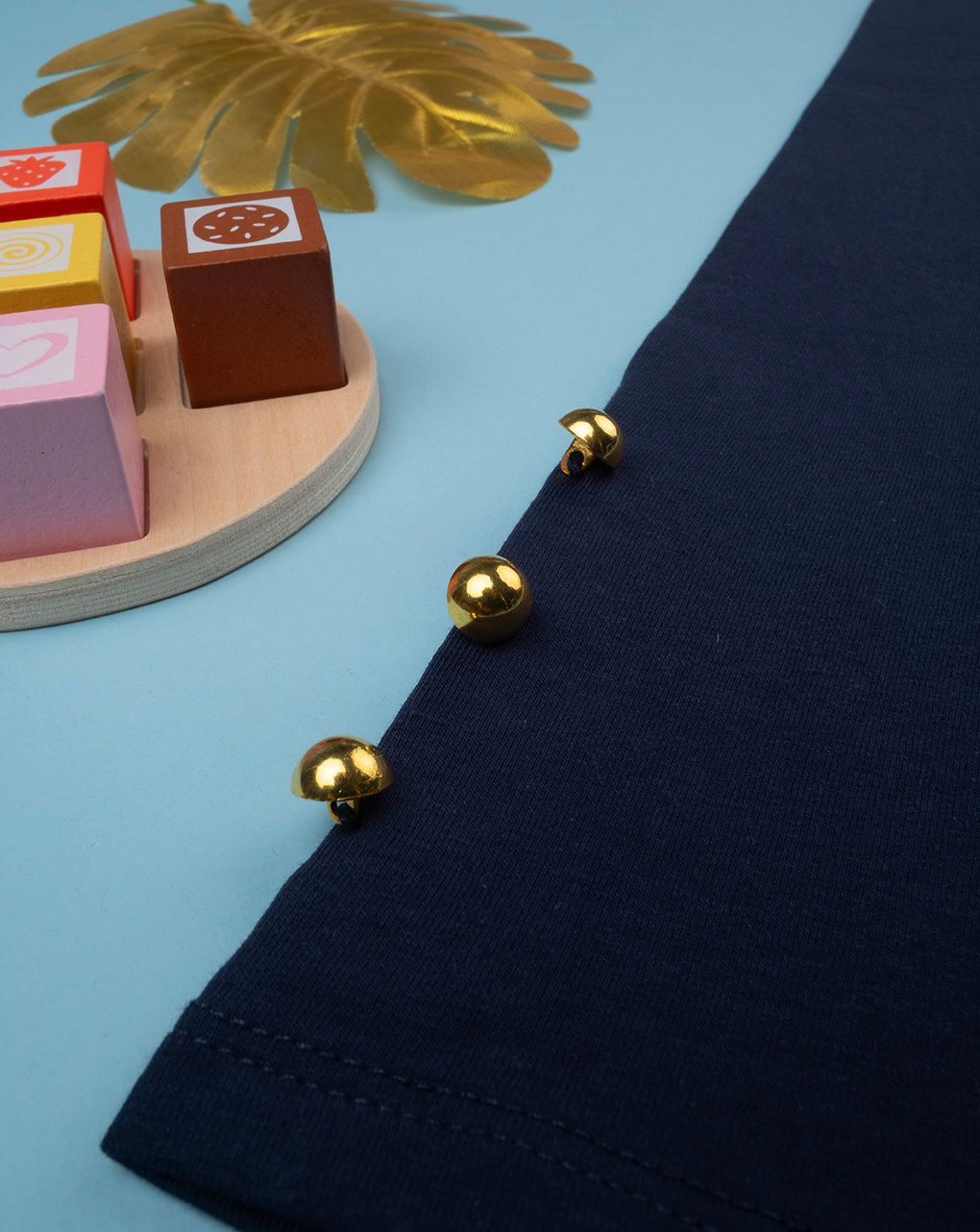 παιδικό κολάν μπλε με αρκουδάκι για κορίτσι - Prénatal