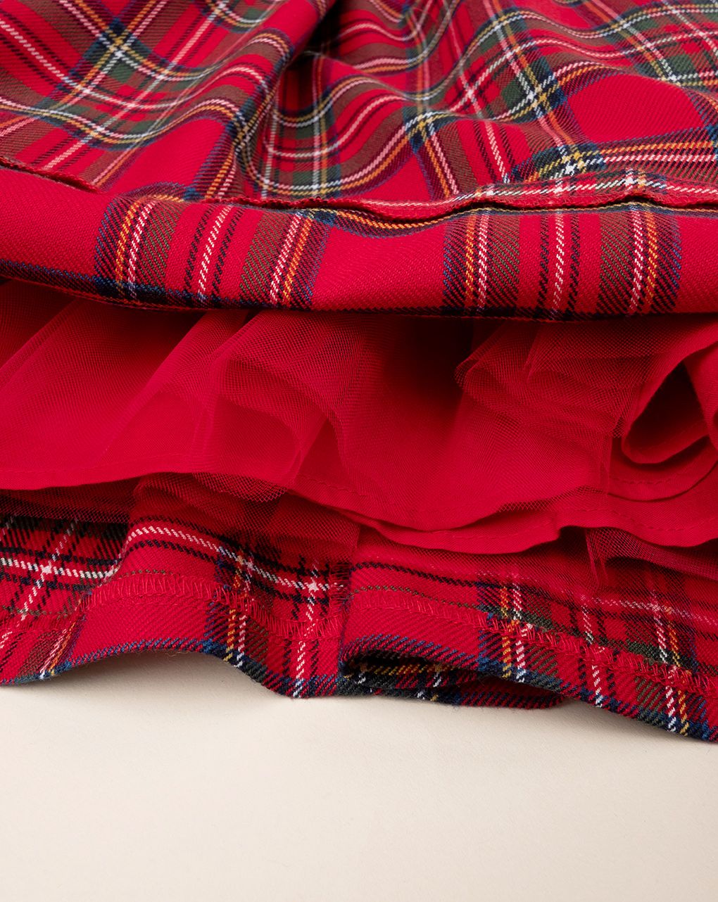 παιδικό φόρεμα κόκκινο καρό για κορίτσι - Prénatal