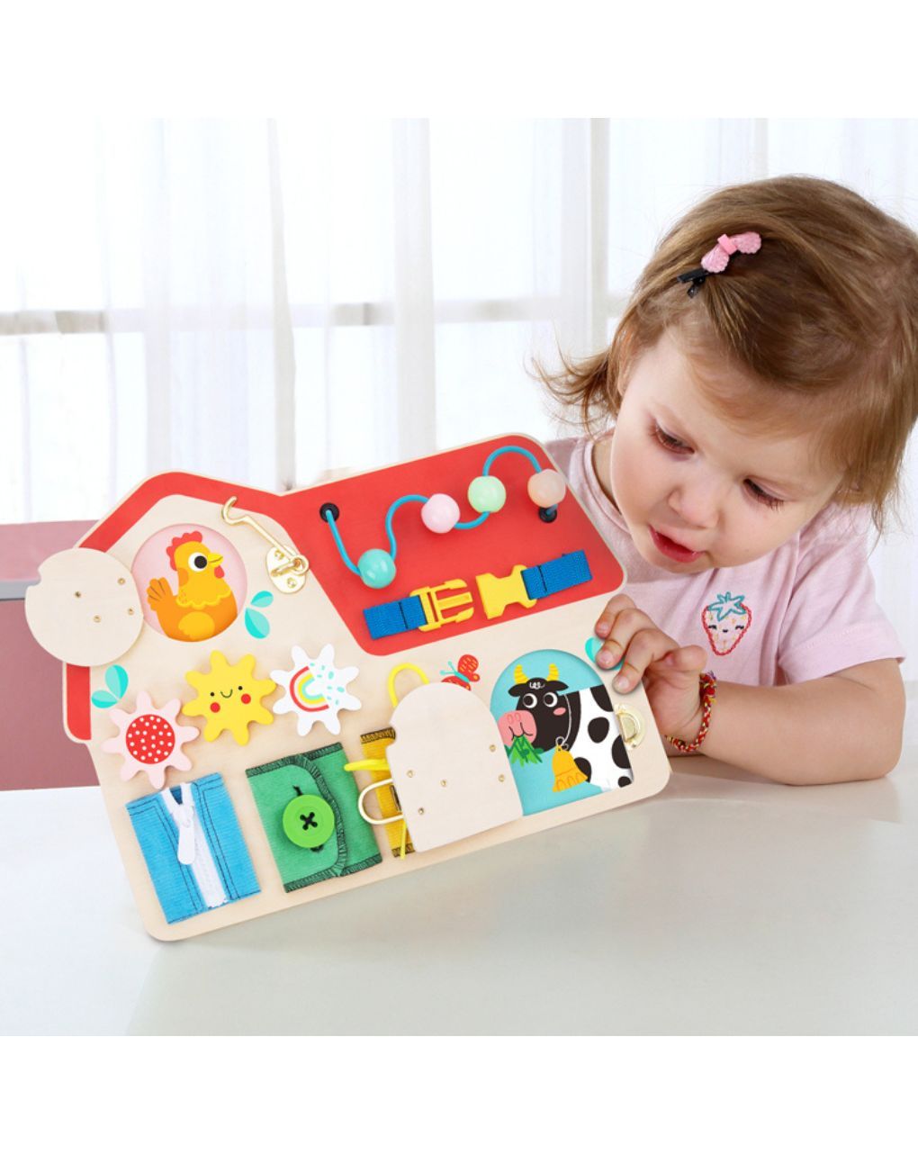 Tooky toy ξύλινο σπίτι δραστηριοτήτων th642 - TOOKY TOY