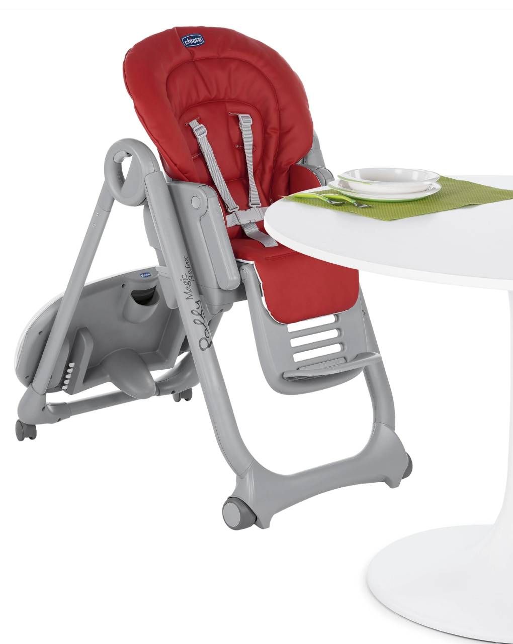 Chicco κάθισμα φαγητού polly magic/64 red passion - Chicco