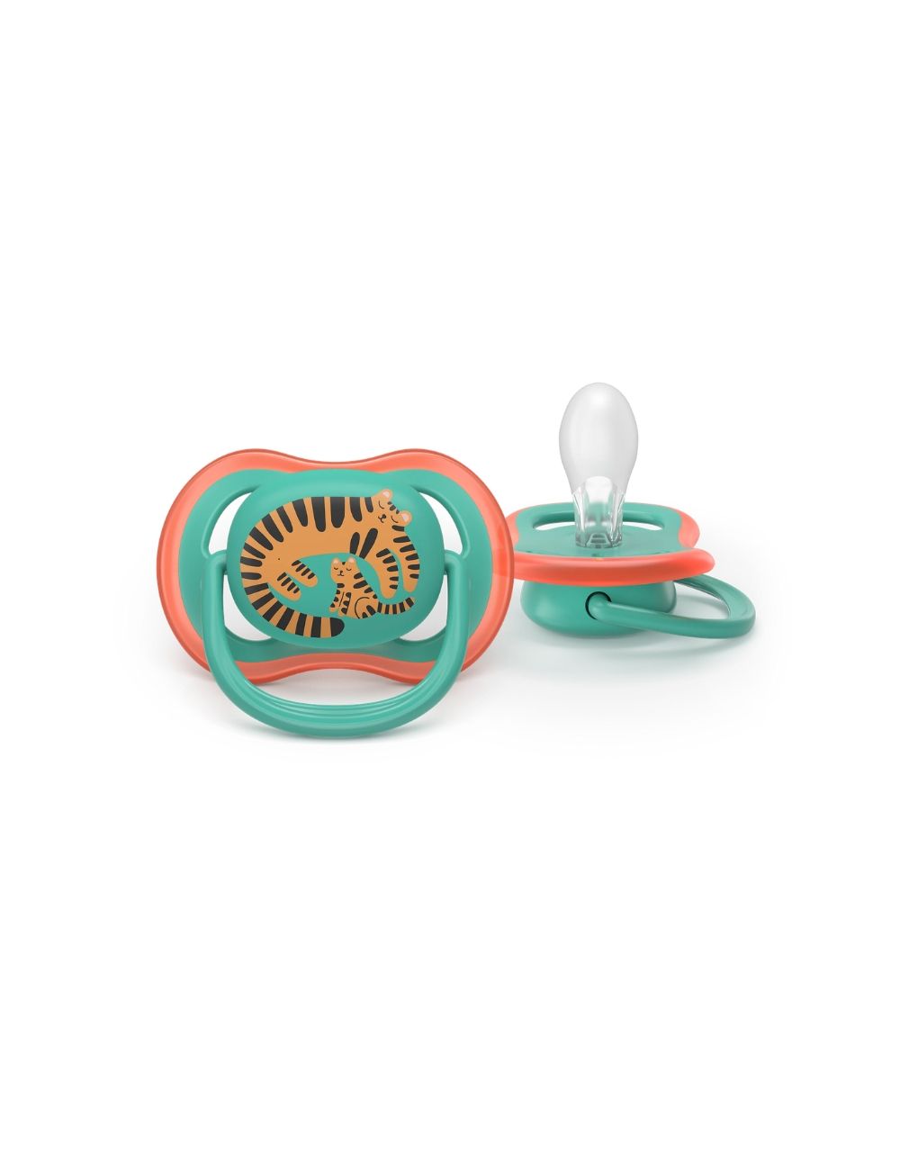 Philips avent πιπίλα ultra air 2τμχ 6-18m tiger-bird scf087/11 - Philips Avent