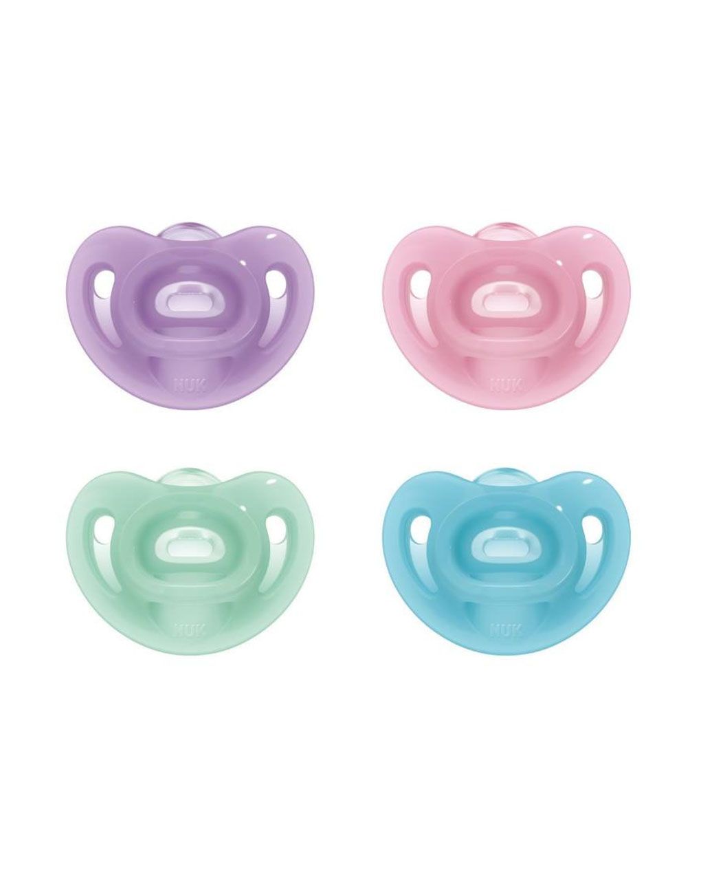 Nuk πιπίλα σιλικόνης sensitive με θήκη 6-18m 1 τεμ. - Nuk