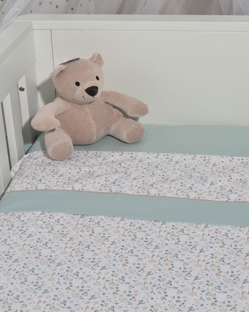 Baby oliver σετ σεντόνια λίκνου x2 μέντα 46-6704-403