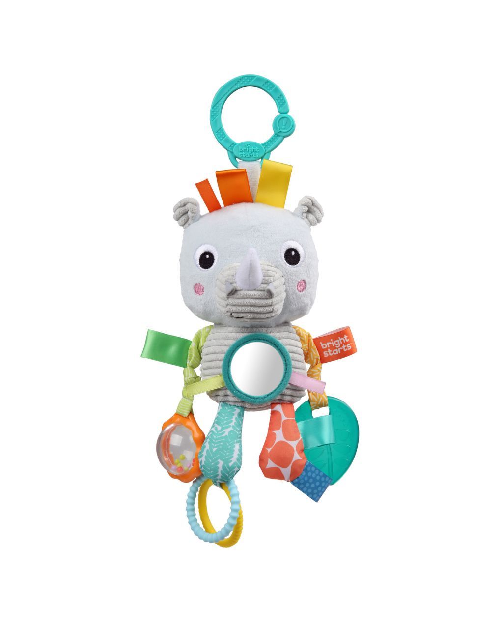 Bright starts kids ii playful pals activity toy - rhino παιχνίδι 12275 - KIDS II