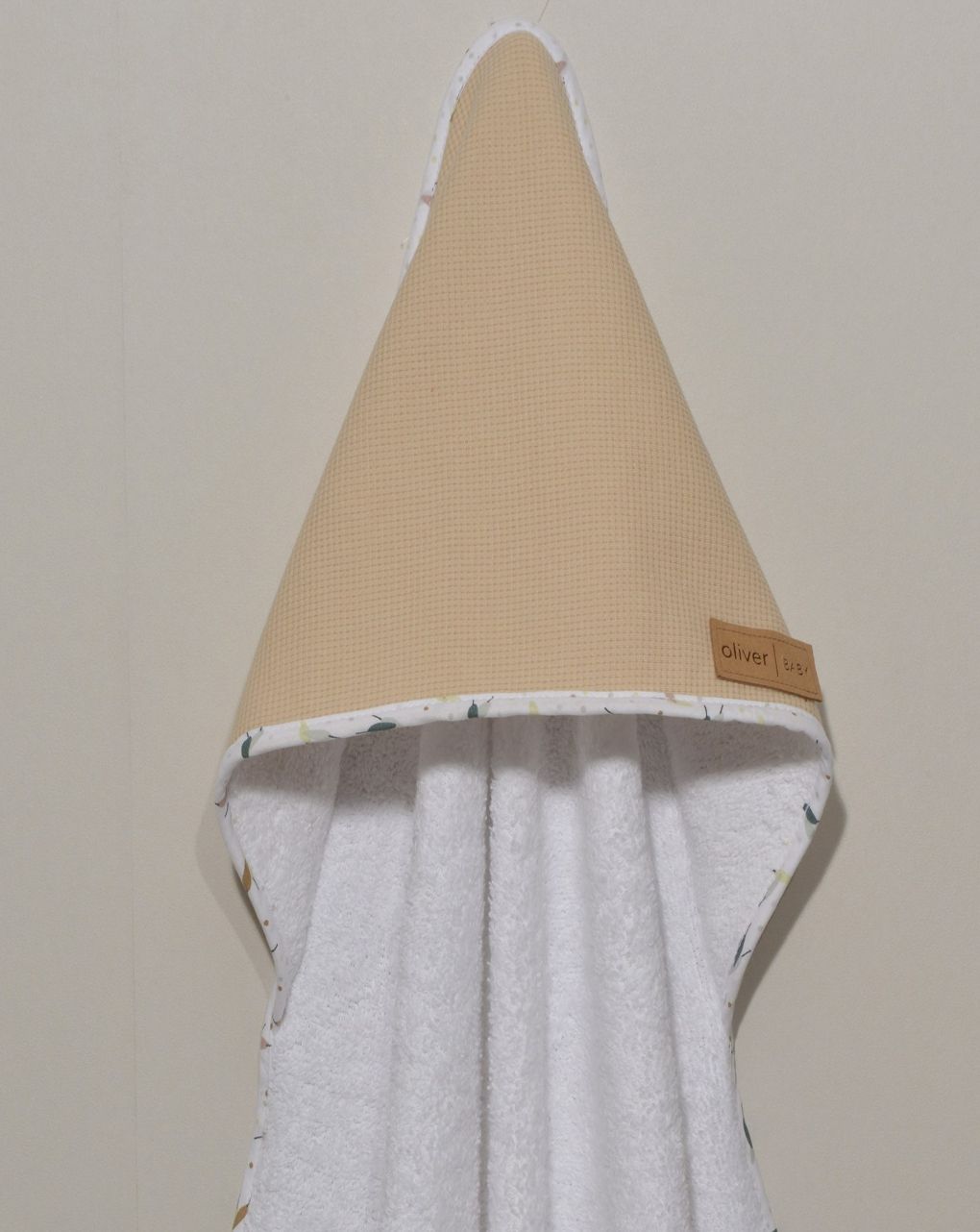 Baby oliver μπουρνούζι κάπα μπεζ 46-6730-404