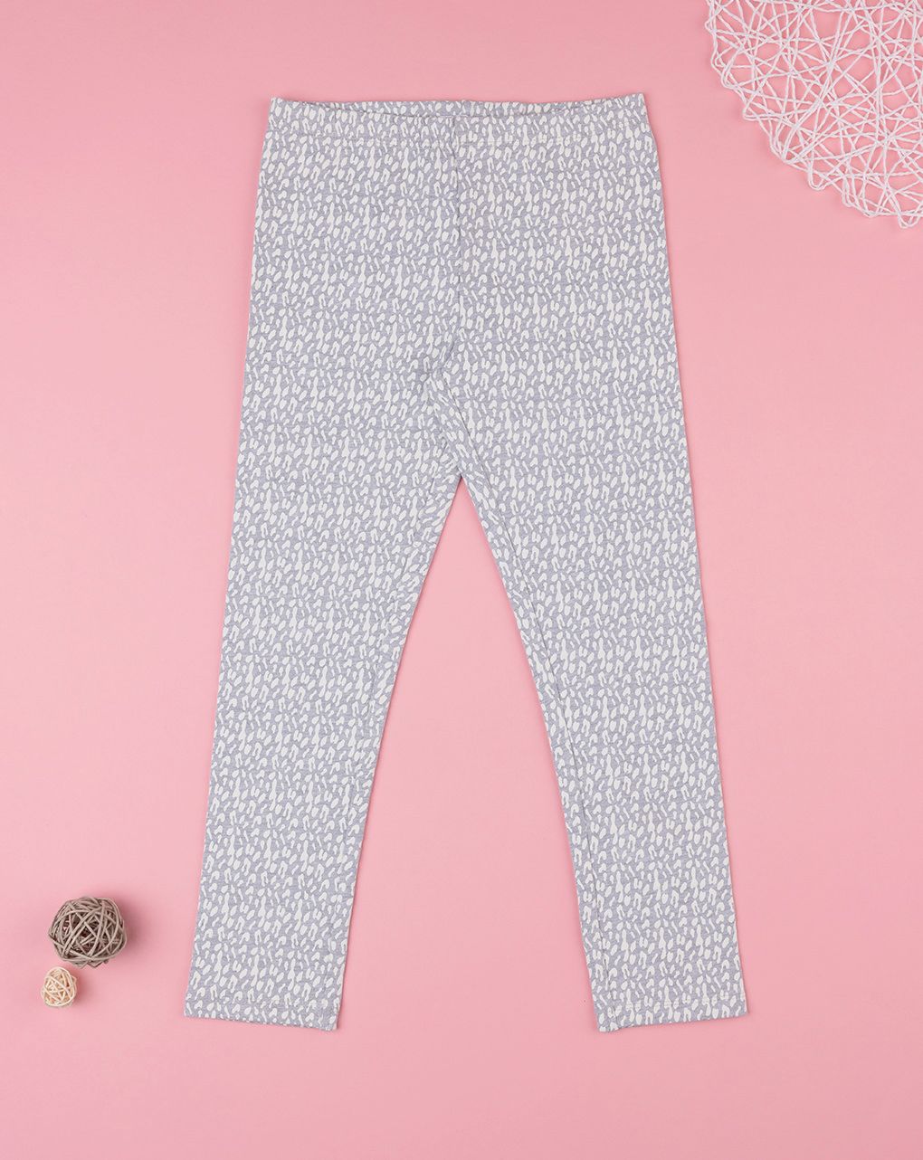 παιδικό κολάν γκρι animal print για κορίτσι