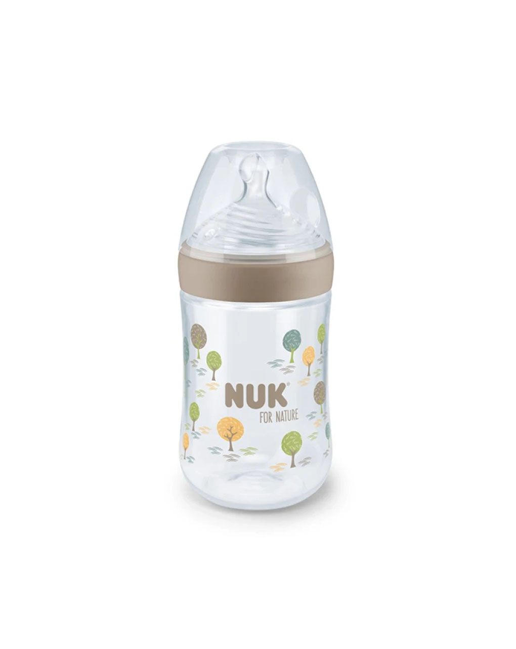 Nuk πλαστικό μπιμπερό με θηλή σιλικόνης for nature medium 6-18m 260ml - Nuk