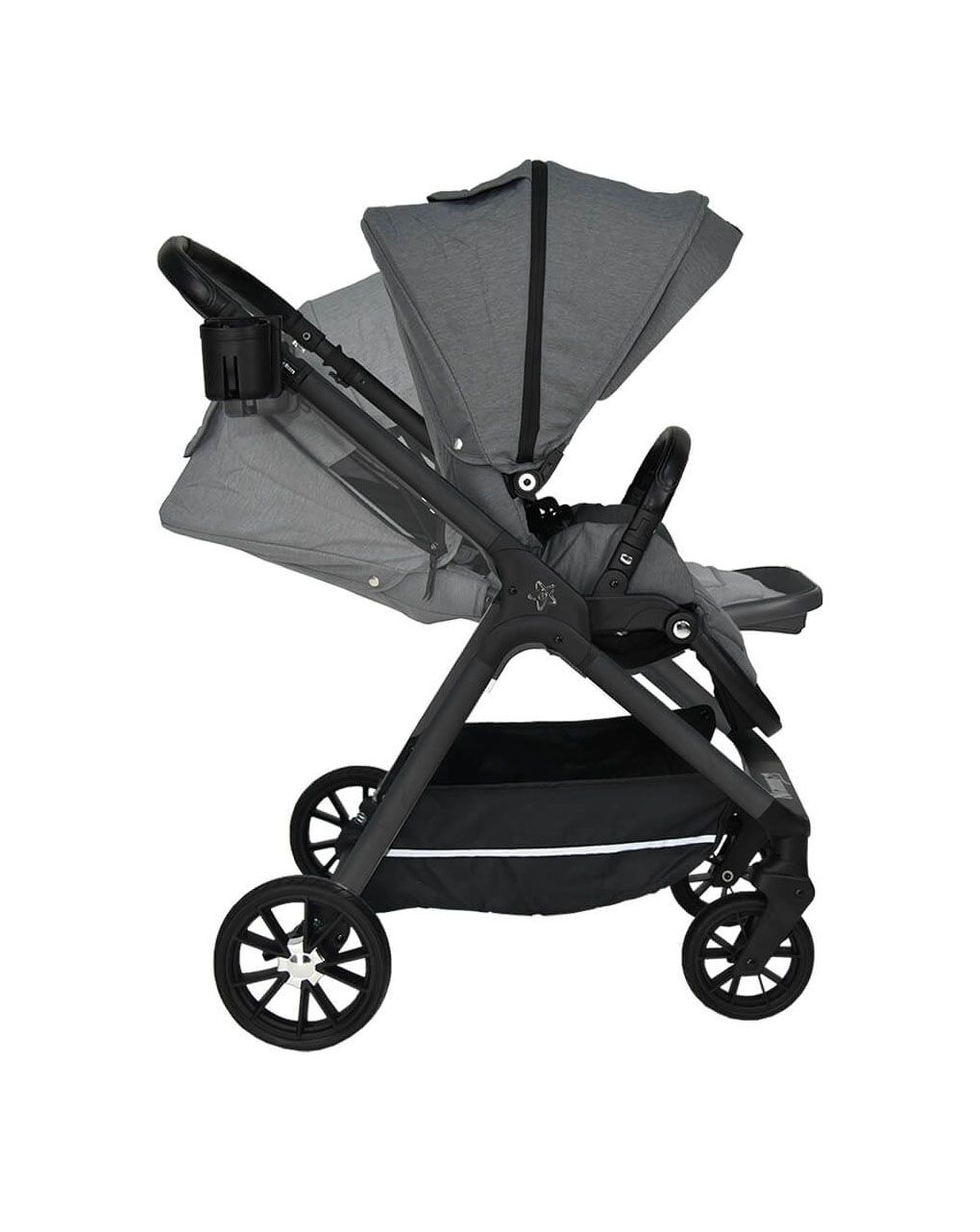 Bebe stars καρότσι nammas grey 346-186 - Bebe Stars