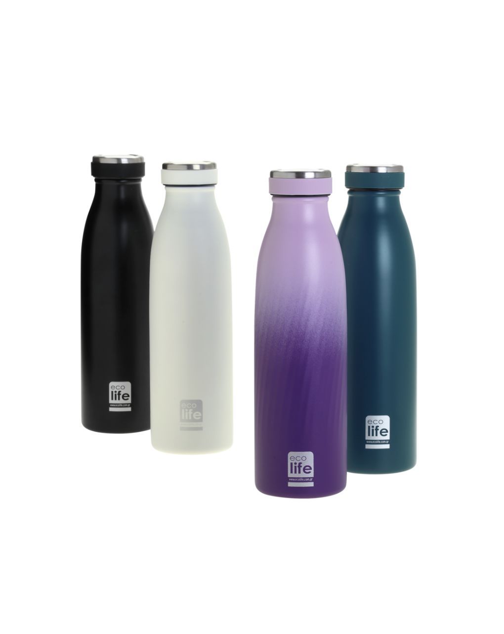 Ecolife μπουκάλι θερμός 500ml black slim 33-bo-3038 - Ecolife