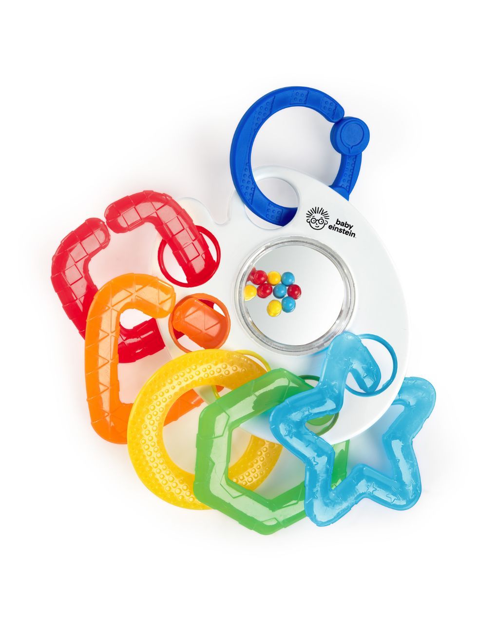 Baby einstein kids ii baby einstein shake, rattle & soothe teether links ring toy παιχνίδι 12355 - KIDS II