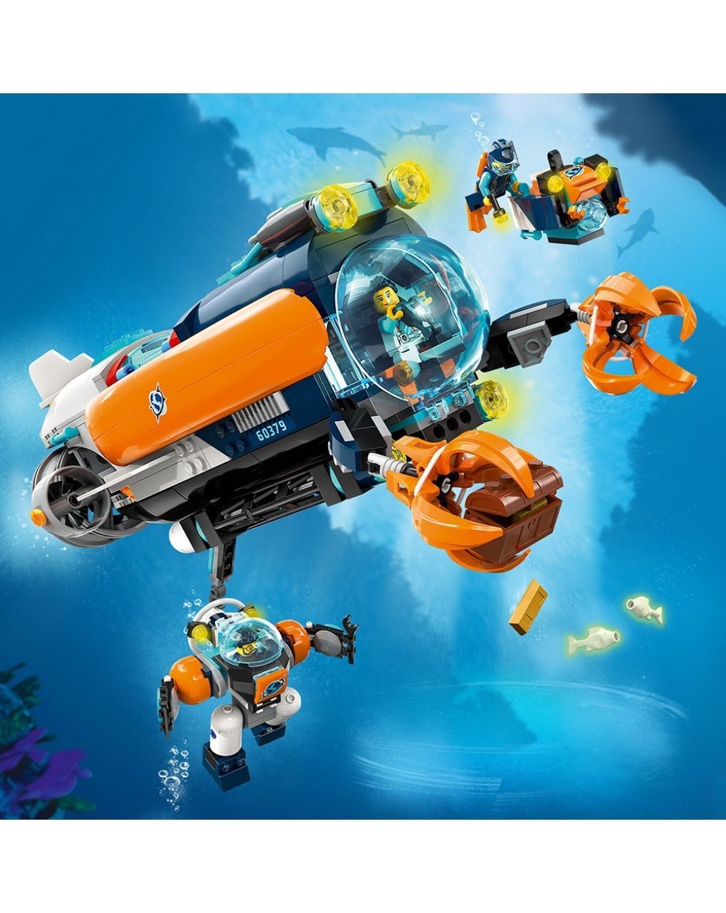 Lego city εξερευνητικό υποβρύχιο μεγάλου βάθους 60379 - Lego, Lego City