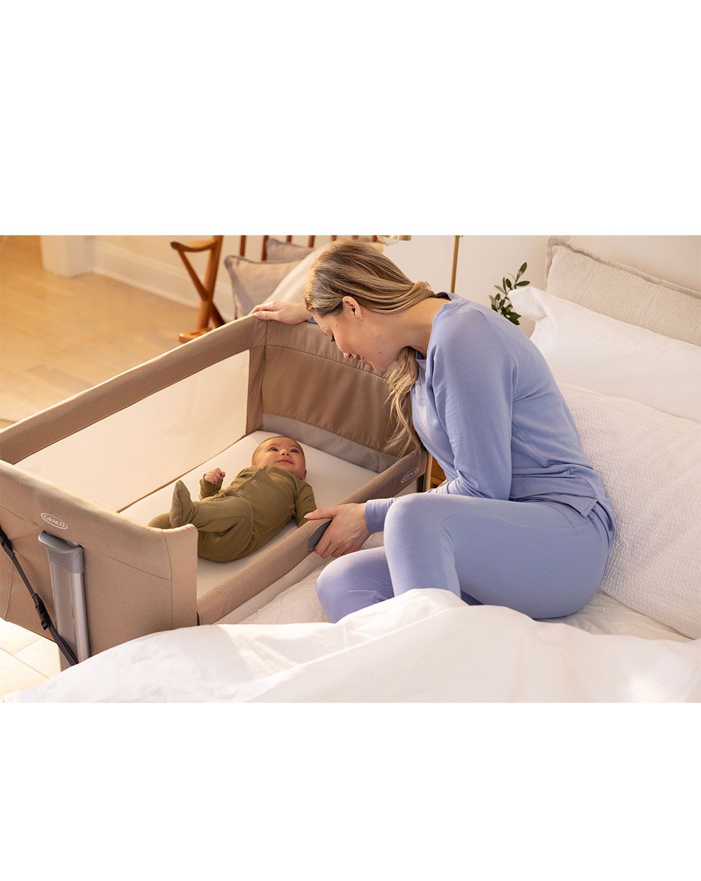 Graco λίκνο με στρώμα sweet2sleep oatmetal - Graco