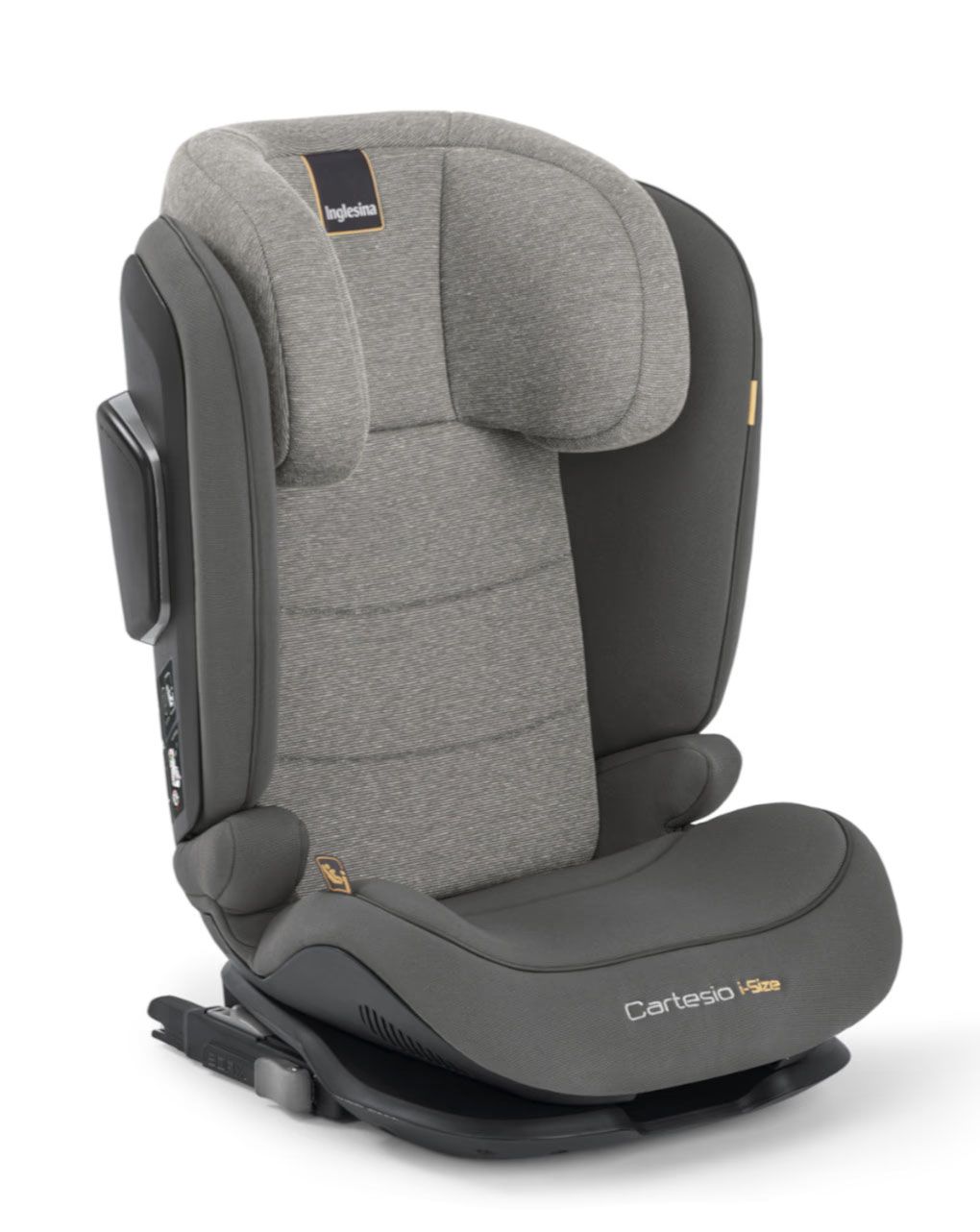 Inglesina κάθισμαι αυτοκινήτου cartesio i-size (100-150cm) με isofix stone grey - Inglesina