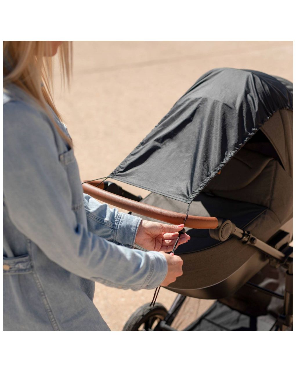 Freeοn σκίαστρο καροτσιού γκρι 50+ 47115 - Freeon