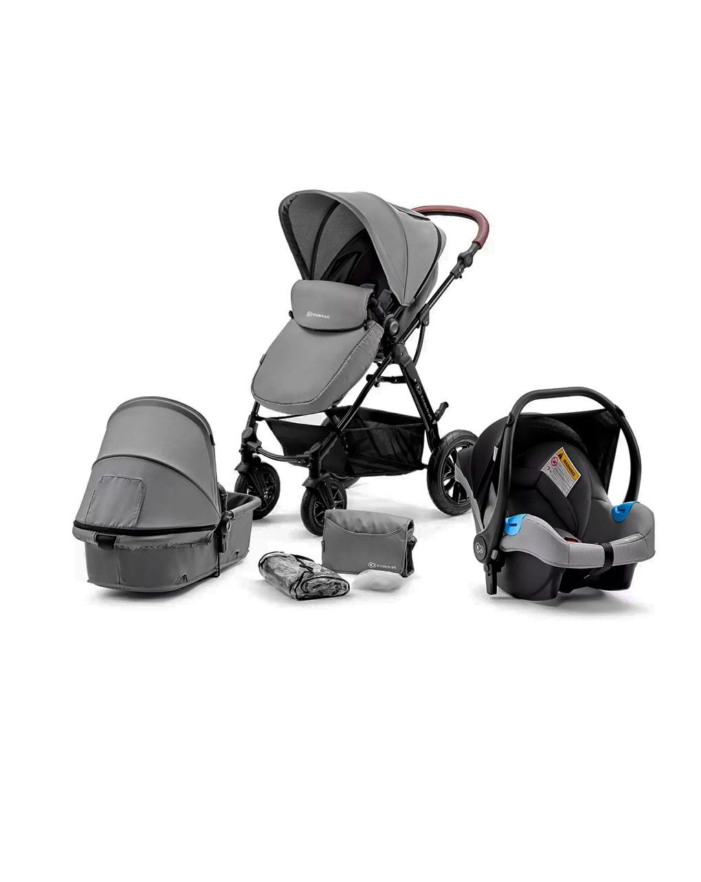 Kinderkraft σύστημα μεταφοράς trio moov ct grey - Kinderkraft