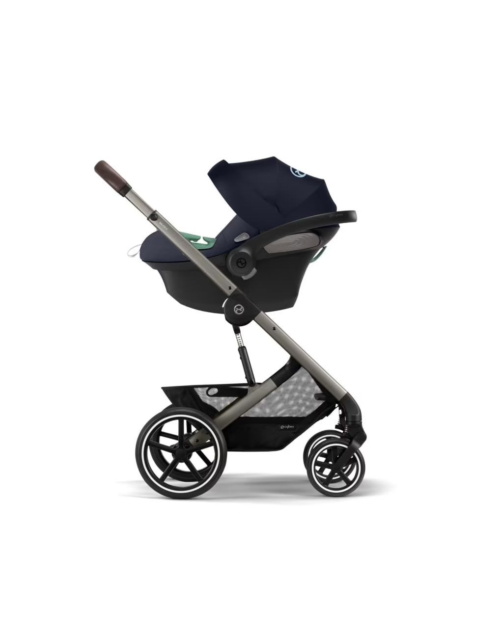 Cybex καρότσι 3σε1 balios s lux sky blue με κάθισμα aton s2 i-size + port bebe + αντάπτορες - Cybex