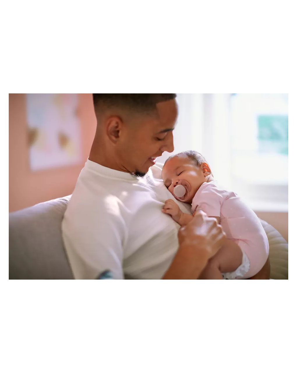 Philips avent πιπίλα ultra soft lilac-lychee pink 0-6m, scf091/31 - Philips Avent