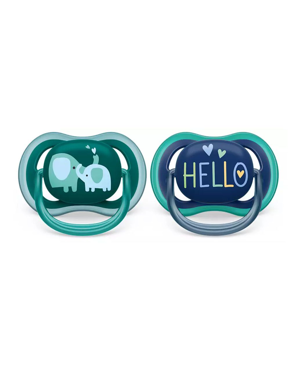 Philips avent πιπίλα ultra air elephants hello 18m+, scf349/18 - Philips Avent