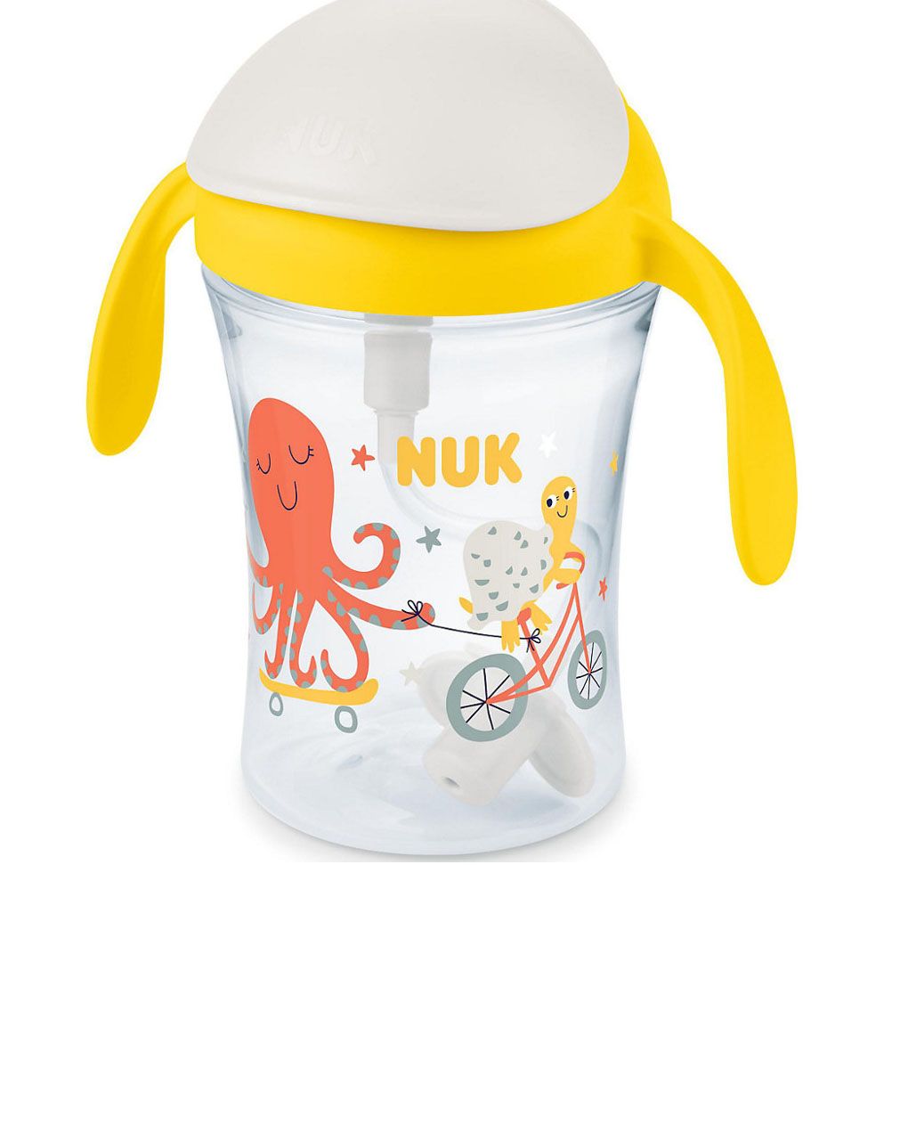 Nuk εκπαιδευτικό ποτηράκι με καλαμάκι motion cup 230ml - Nuk