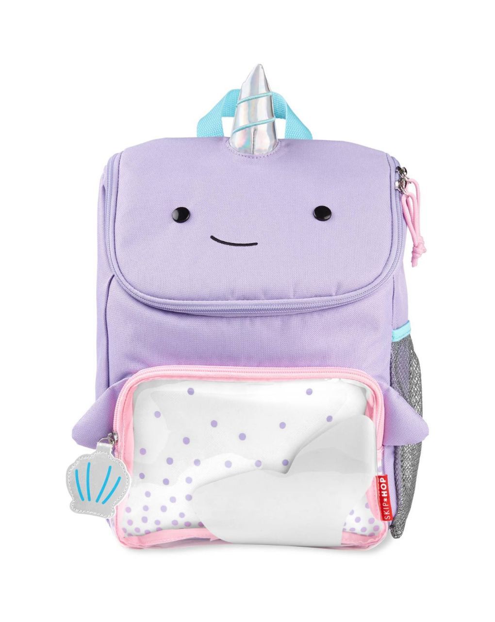 Skip hop zoo παιδική τσάντα πλάτης μεγάλη narwhal 9m929310